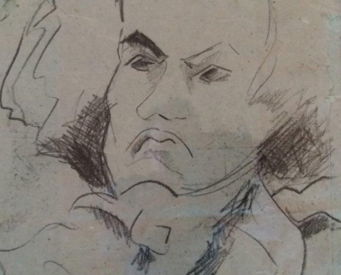 Dieser Beethoven ist in seiner Heimatstadt Bonn von einer öffentlichen Statue entstanden